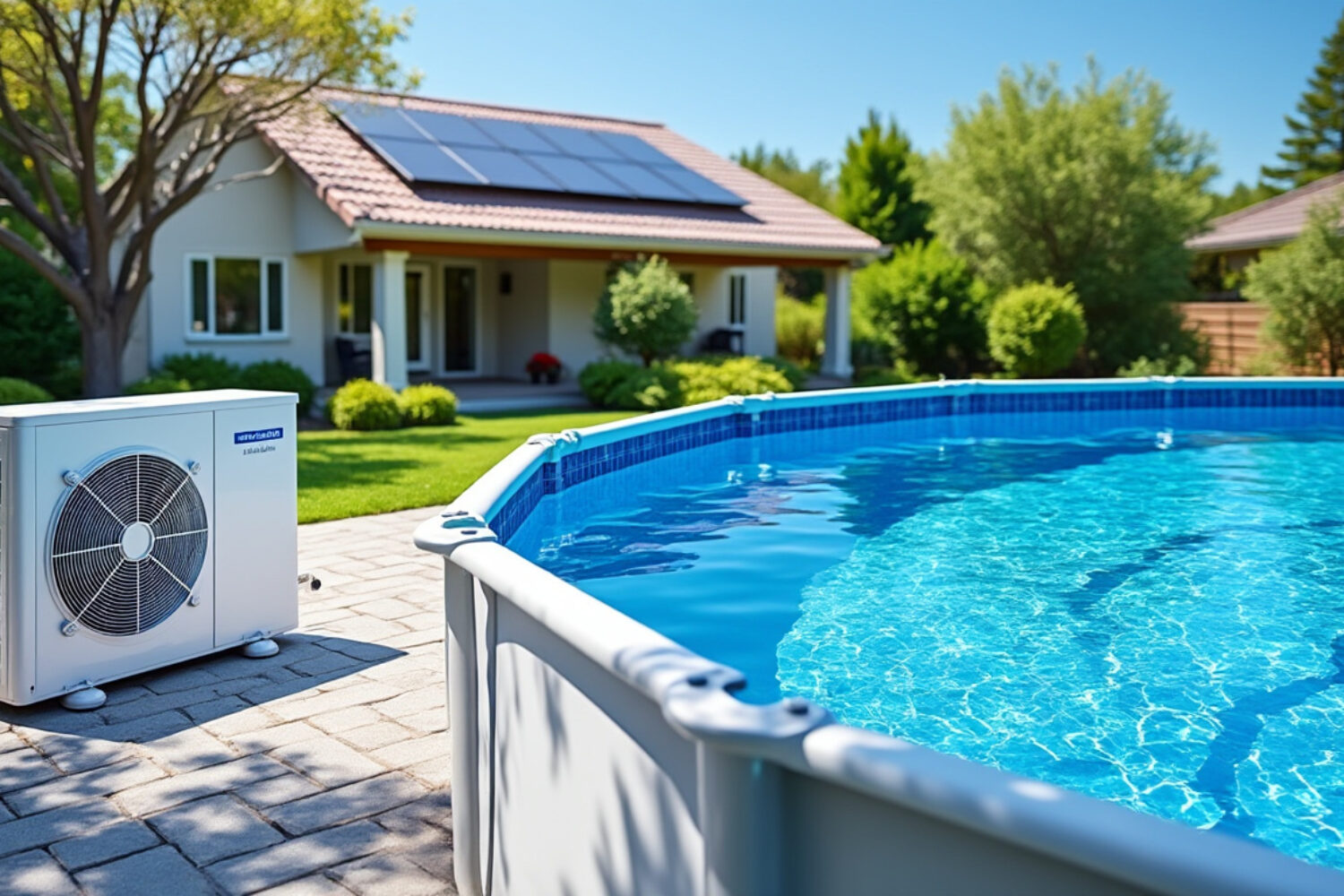 Chauffage piscine hors sol : pompes à chaleur, solaire et électrique