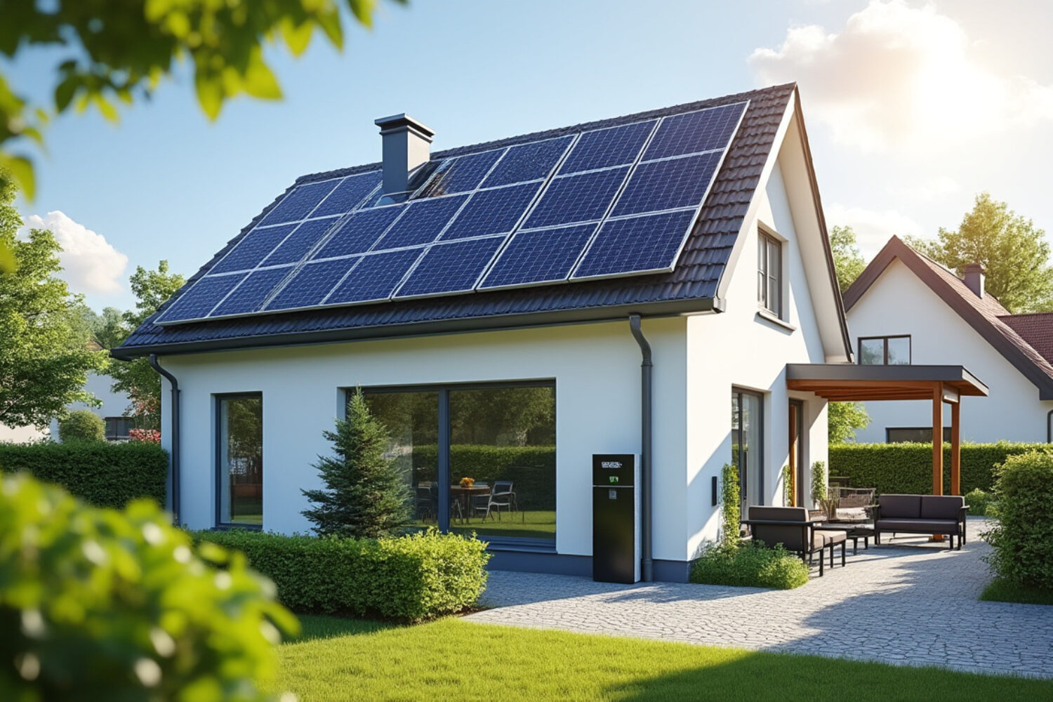 Combien de panneaux solaires pour une maison de 80 m²
