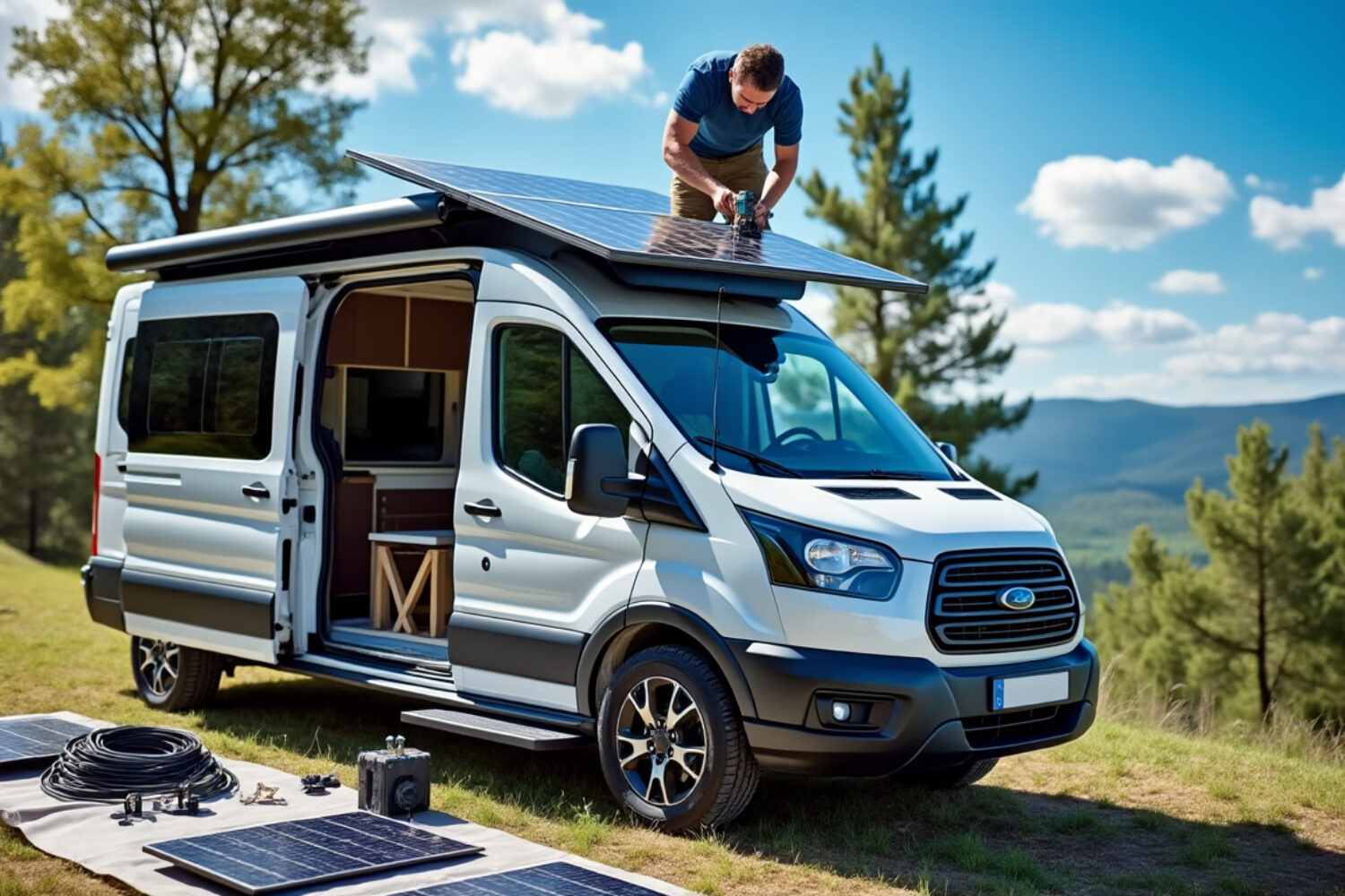 Installation panneau solaire sur camping car : guide complet