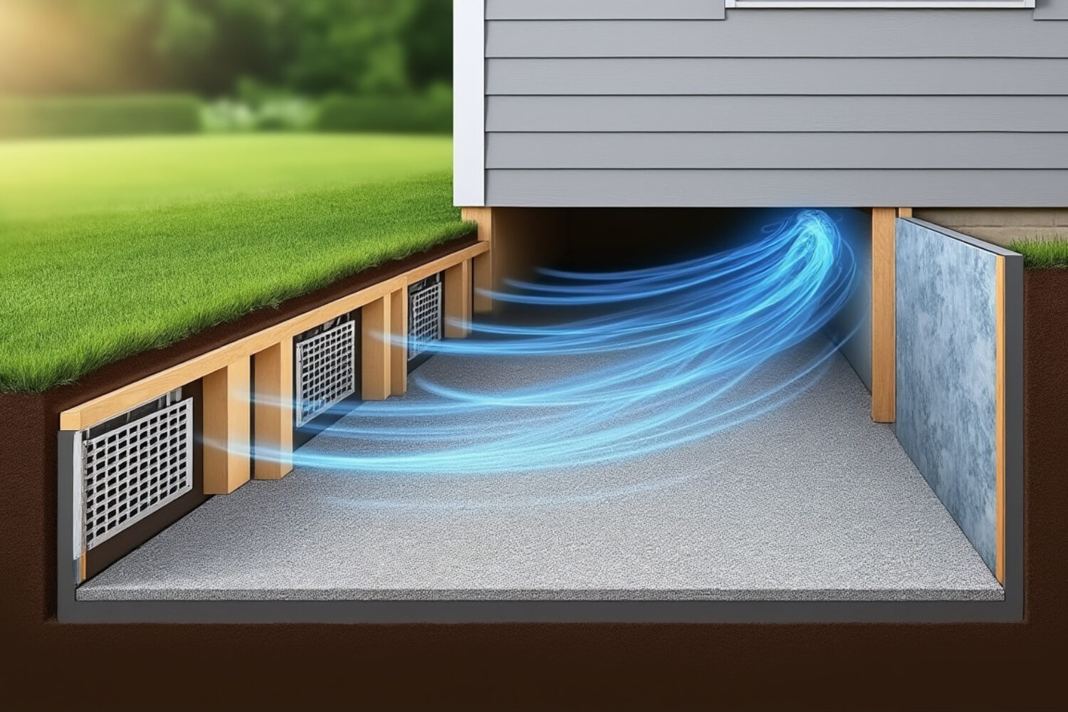 Ventilation du vide sanitaire : règles, solutions et prix