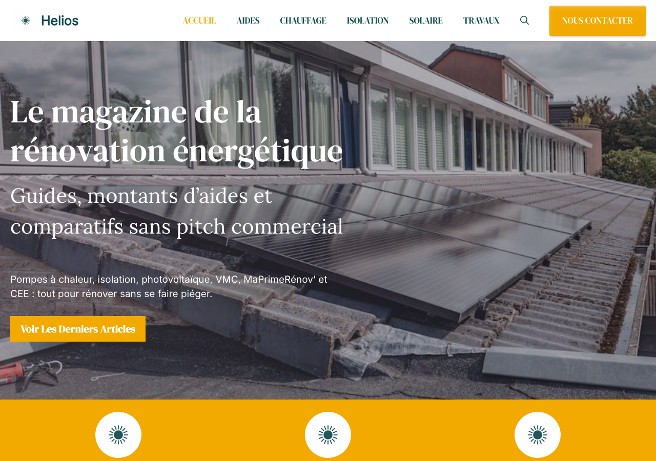Capture d'écran du site helios-groupe.fr