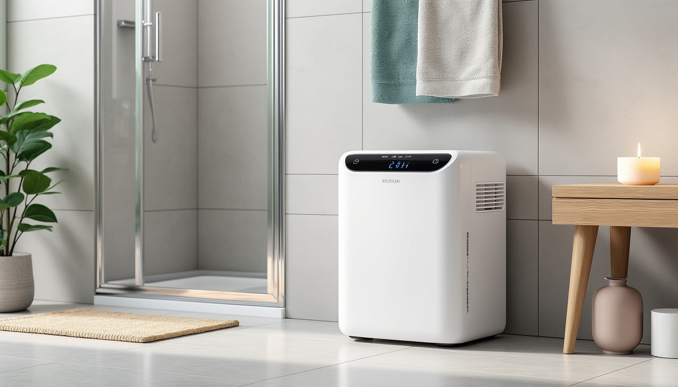 découvrez notre guide complet sur les déshumidificateurs pour salle de bain : avis, modèles recommandés et explications sur leur fonctionnement pour un air sain et sec.