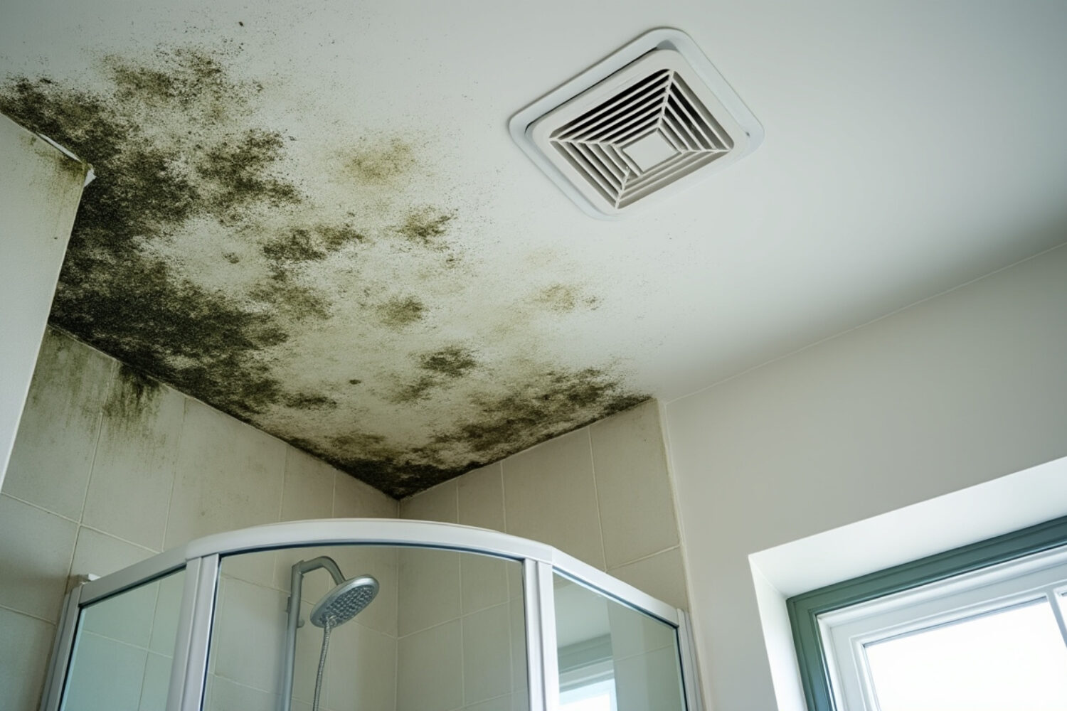 Moisissure plafond salle de bain malgré VMC : causes et solutions