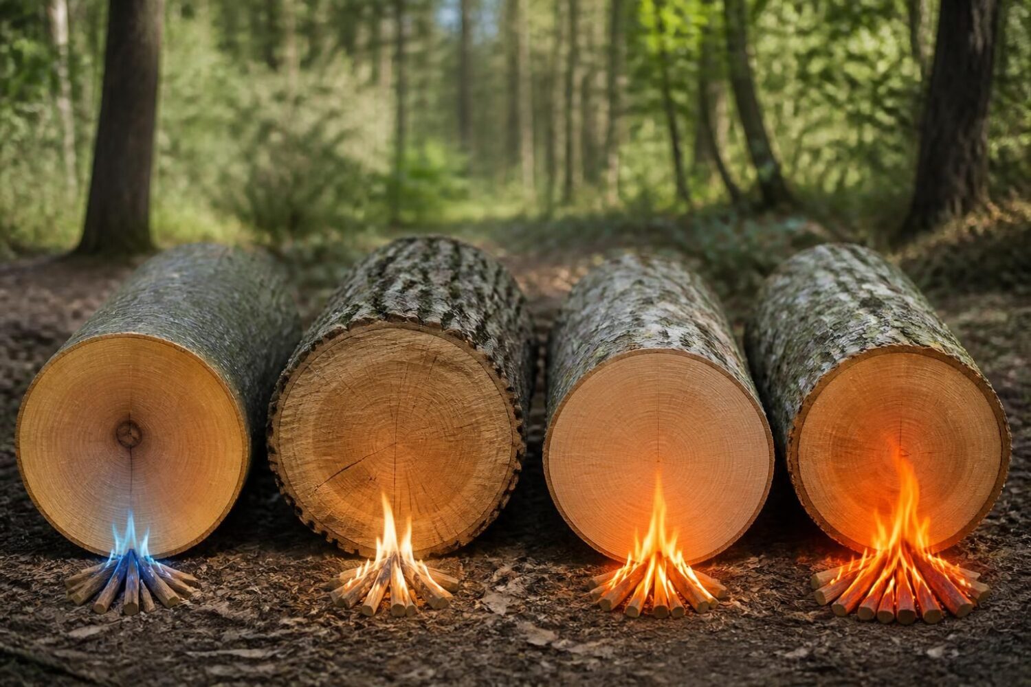 Pouvoir calorifique de l&rsquo;albizia comparé au chêne, au hêtre et au charme